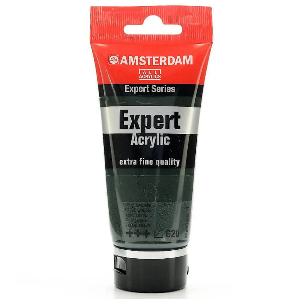 Amsterdam Expert Acrylic Paint Tube 75ml Olive Green Series 3