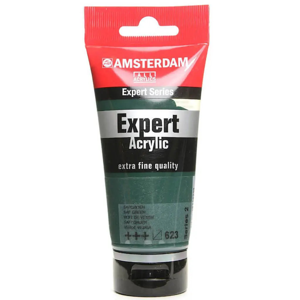 Amsterdam Expert Acrylic Paint Tube 75ml Sap Green Series 2