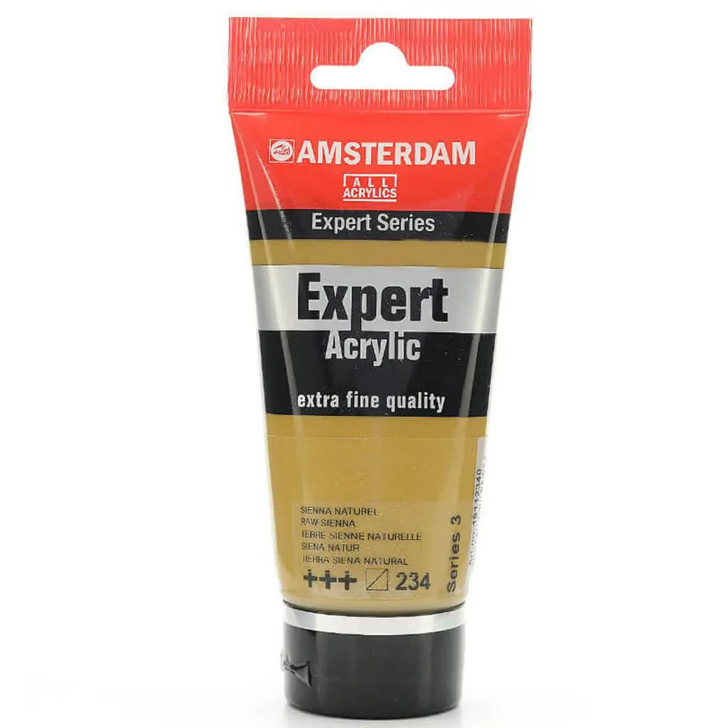 Amsterdam Expert Acrylic Paint Tube 75ml Raw Sienna Series 3