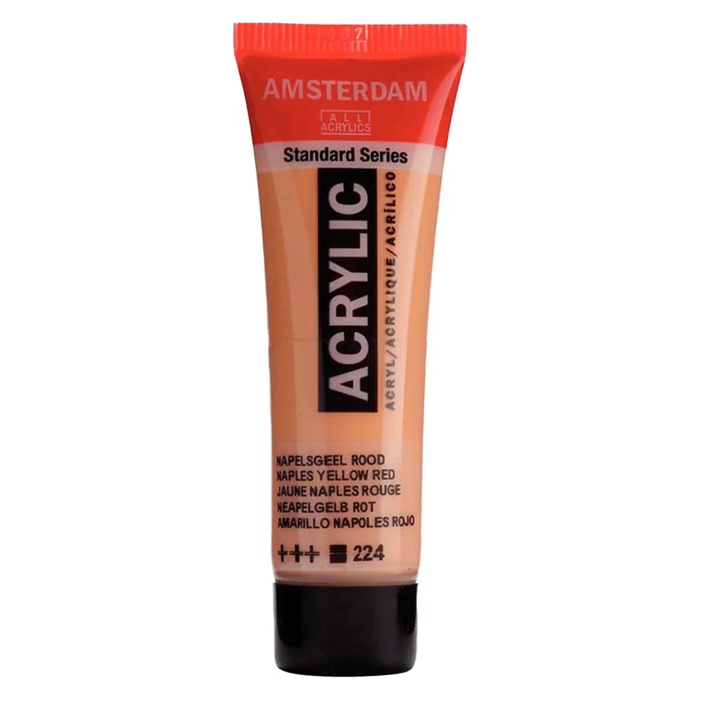 Amsterdam Standard Acrylic 20ml Naples Yellow Red