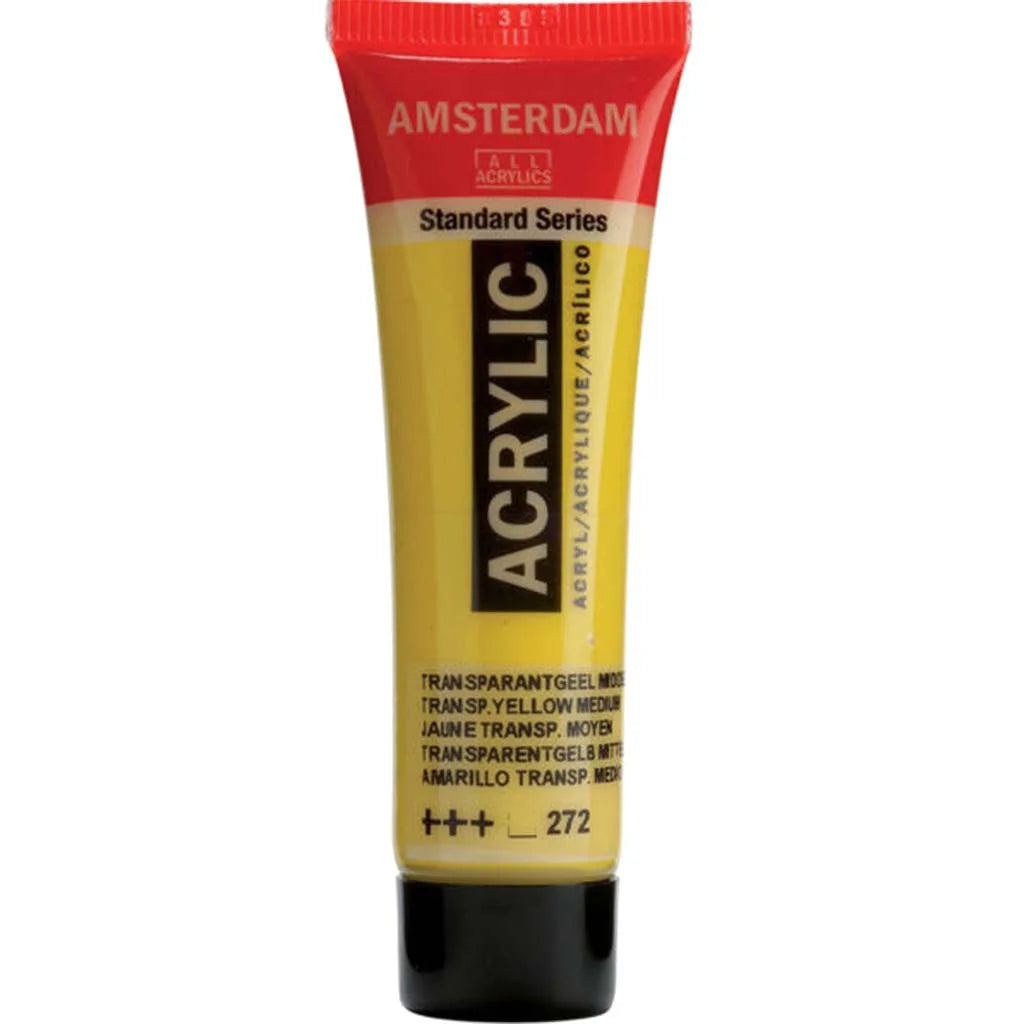 Amsterdam Standard Acrylic 20ml Transparent Yellow Medium