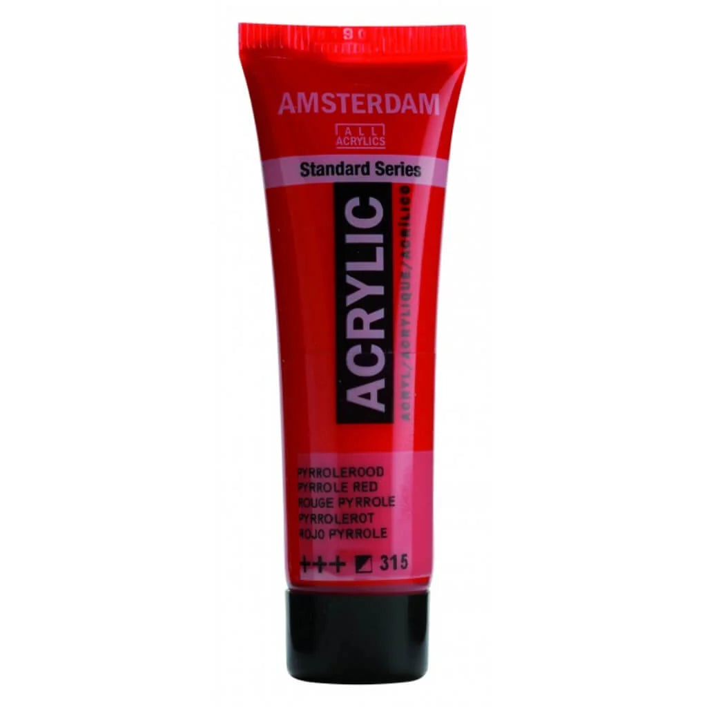 Amsterdam Standard Acrylic 20ml Pyrrole Red
