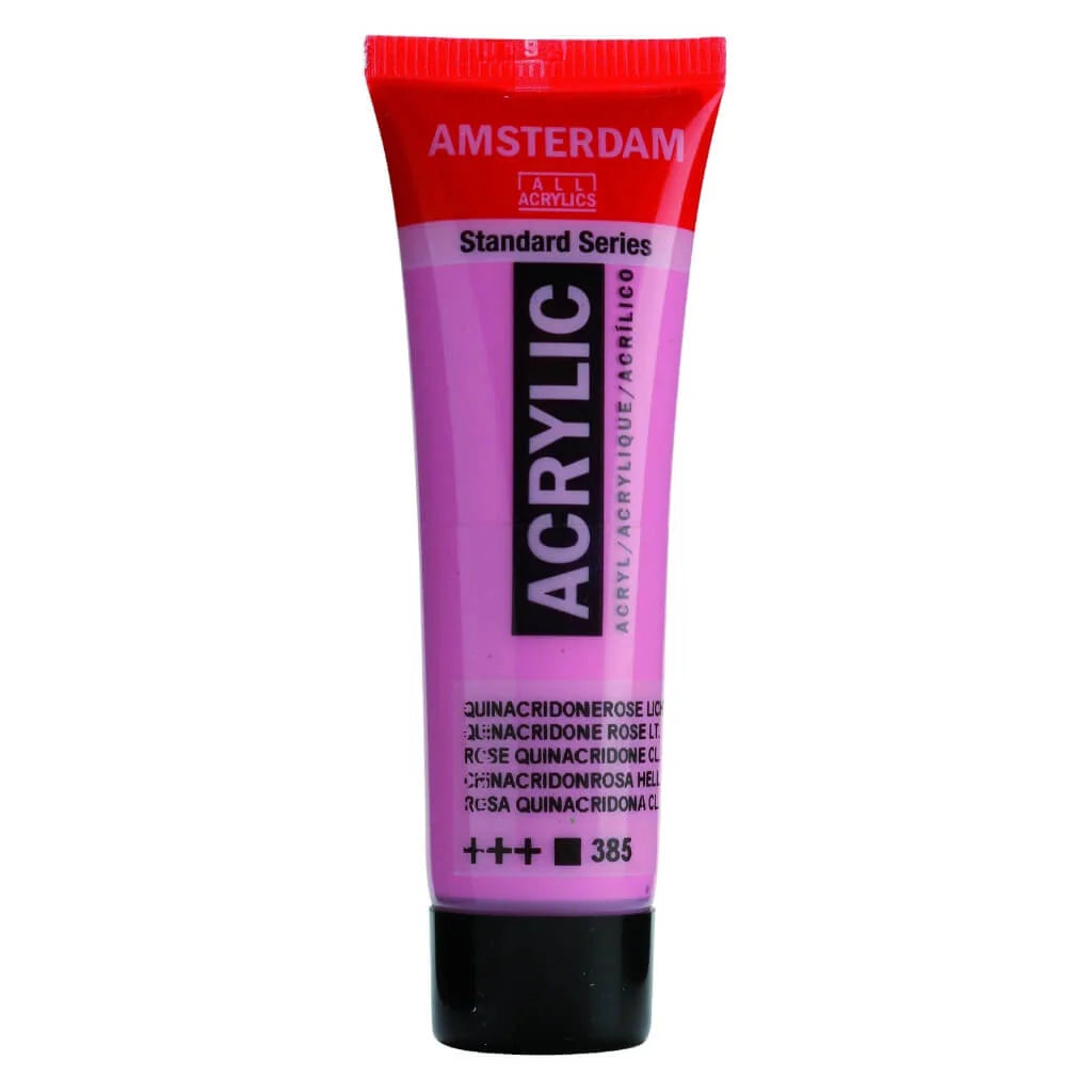 Amsterdam Standard Acrylic 20ml Quinacridone Rose Light