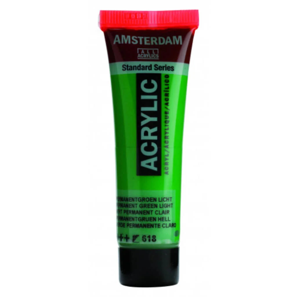 Amsterdam Standard Acrylic 20ml Permanent Green Light
