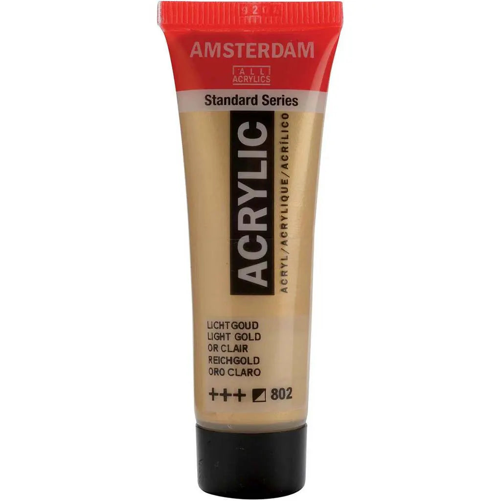 Amsterdam Standard Acrylic 20ml Metallic Light Gold