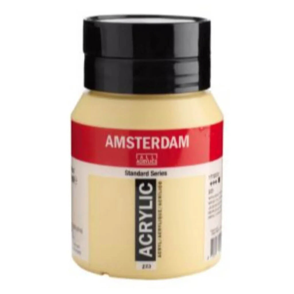 Amsterdam Standard Acrylic Paint Jar 500ml Naples Yellow Deep