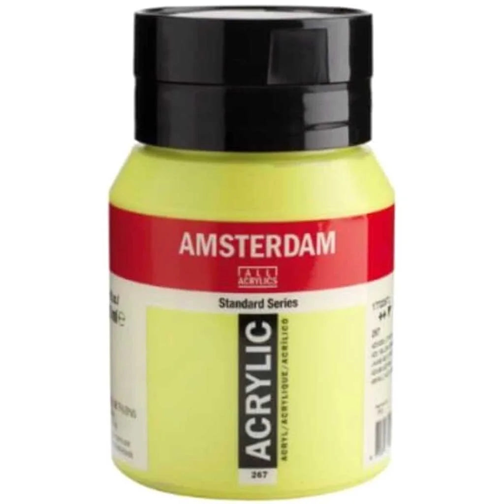 Amsterdam Standard Acrylic Paint Jar 500ml Azo Yellow Lemon