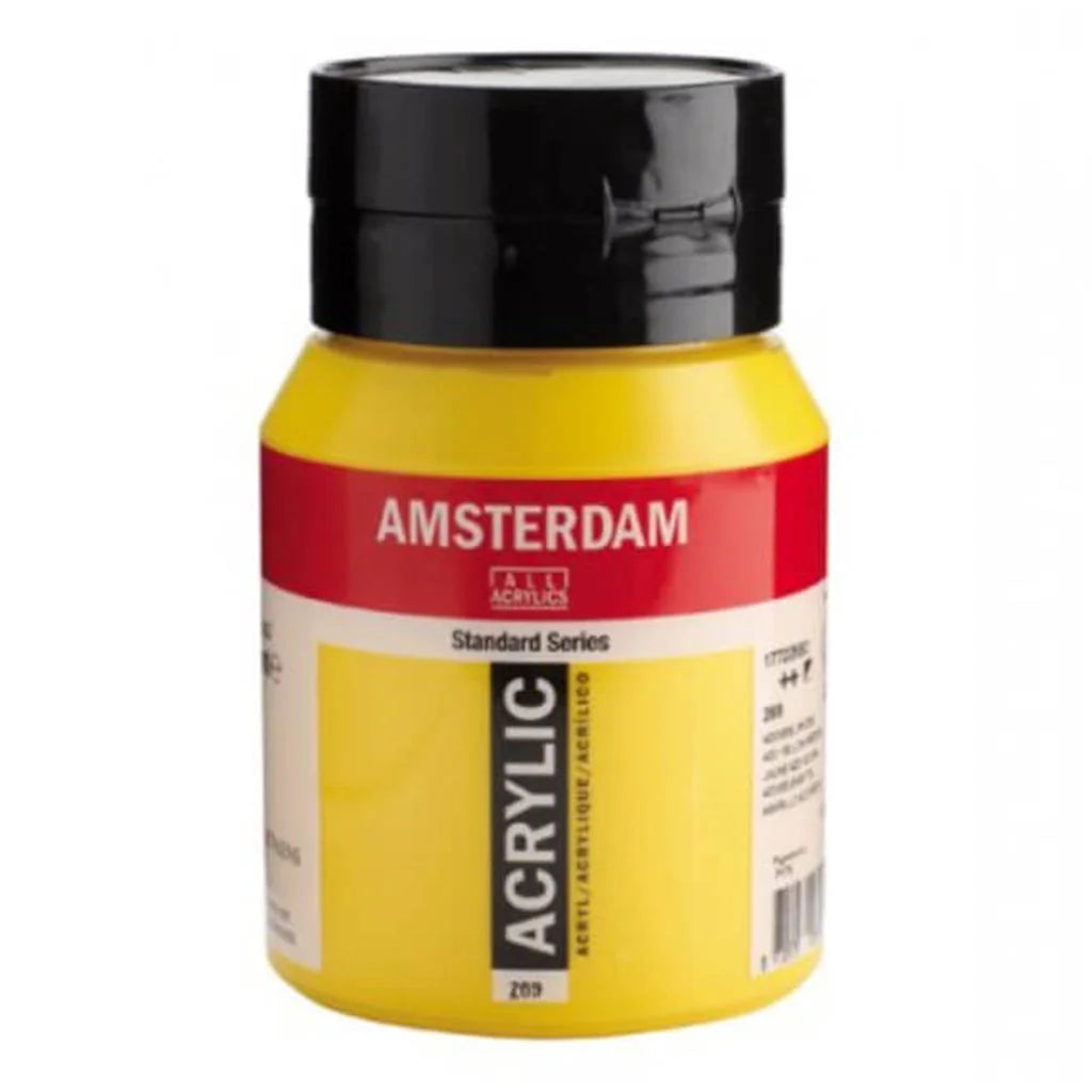Amsterdam Standard Acrylic Paint Jar 500ml Azo Yellow Medium