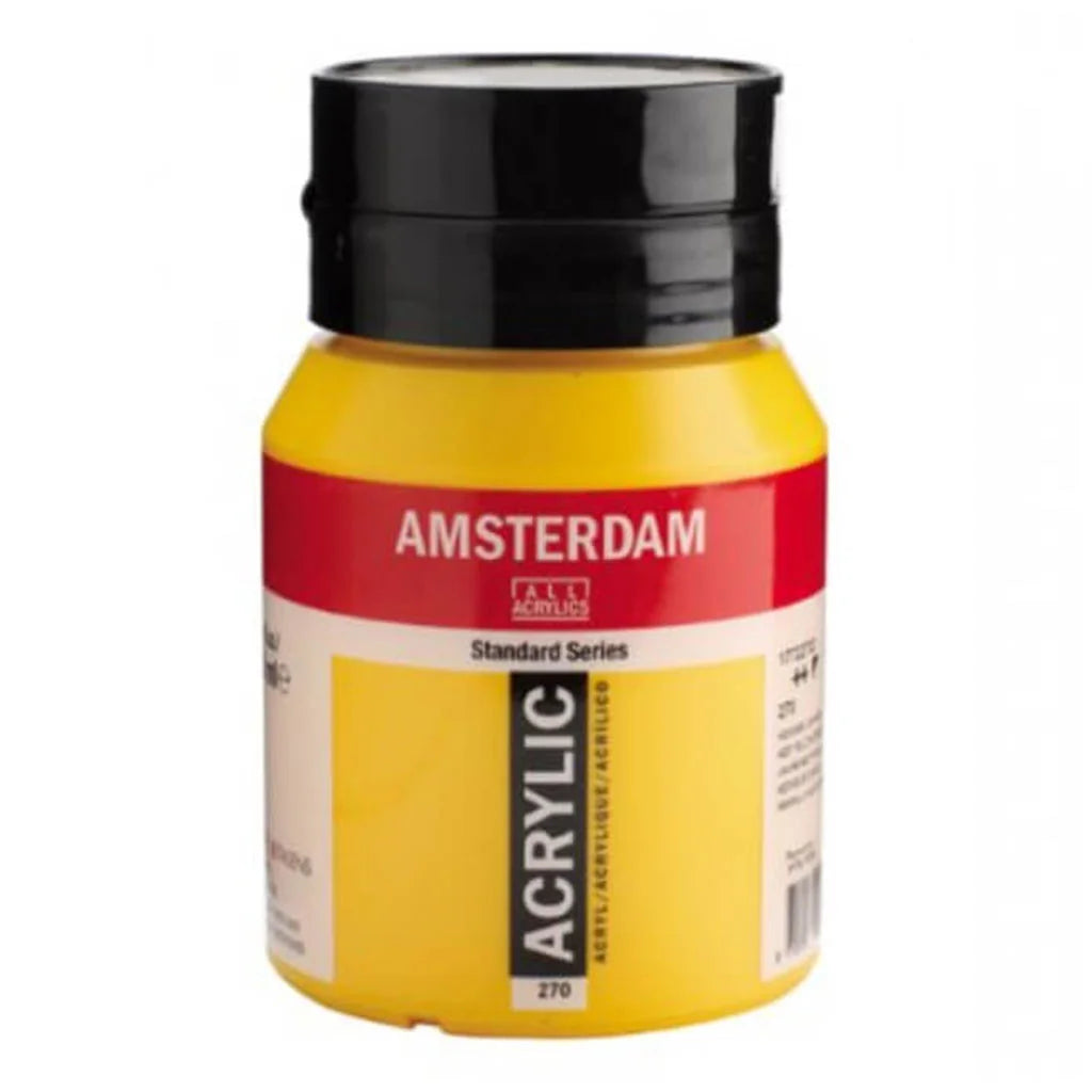 Amsterdam Standard Acrylic Paint Jar 500ml Azo Yellow Deep