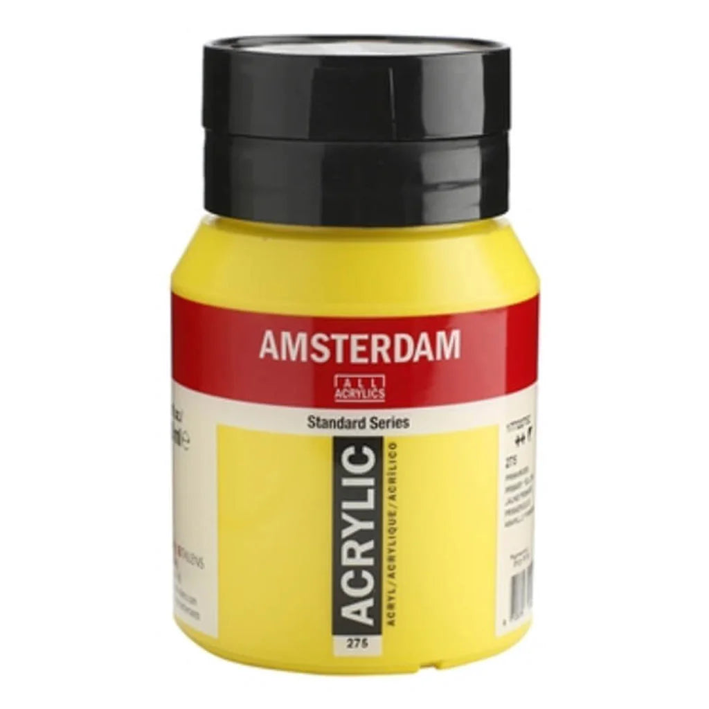 Amsterdam Standard Acrylic Paint Jar 500ml Primary Yellow