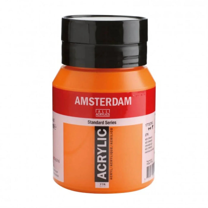 Amsterdam Standard Acrylic Paint Jar 500ml Azo Orange