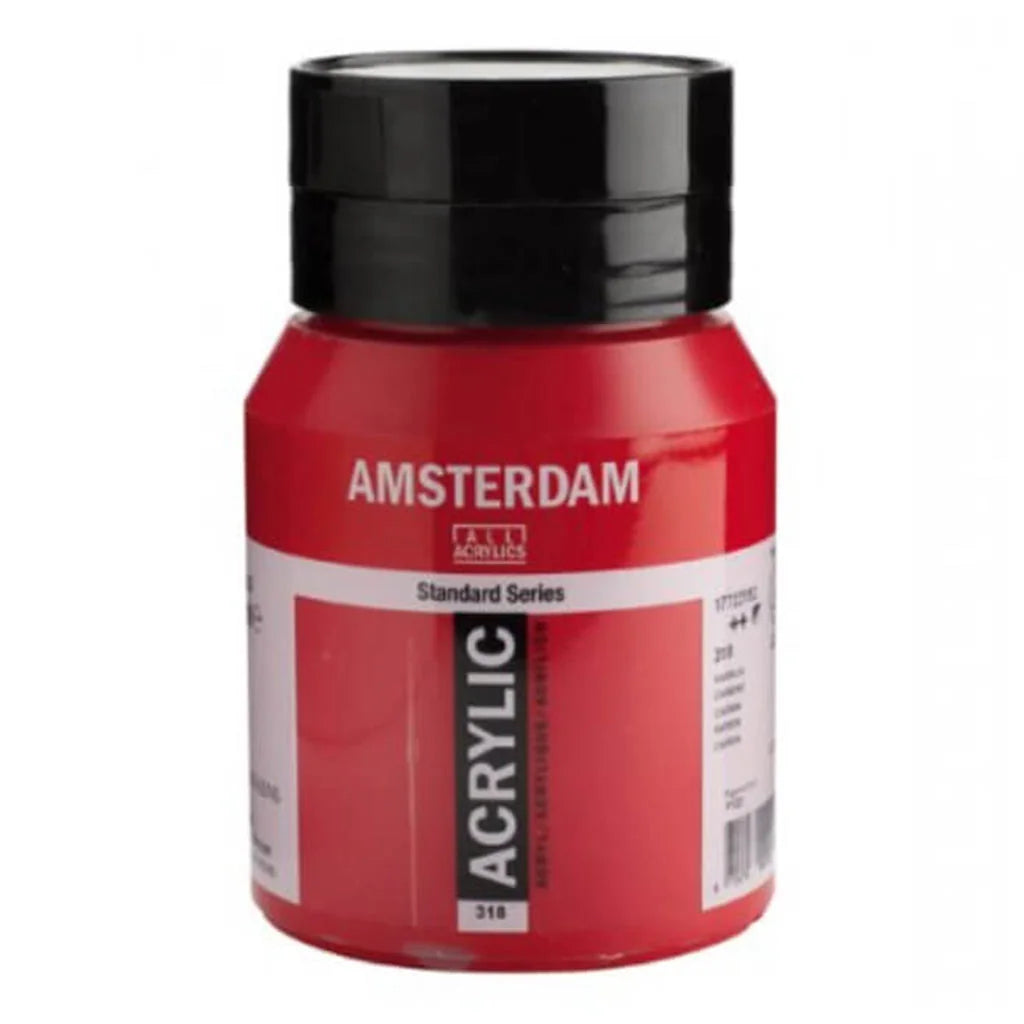 Amsterdam Standard Acrylic Paint Jar 500ml Carmine