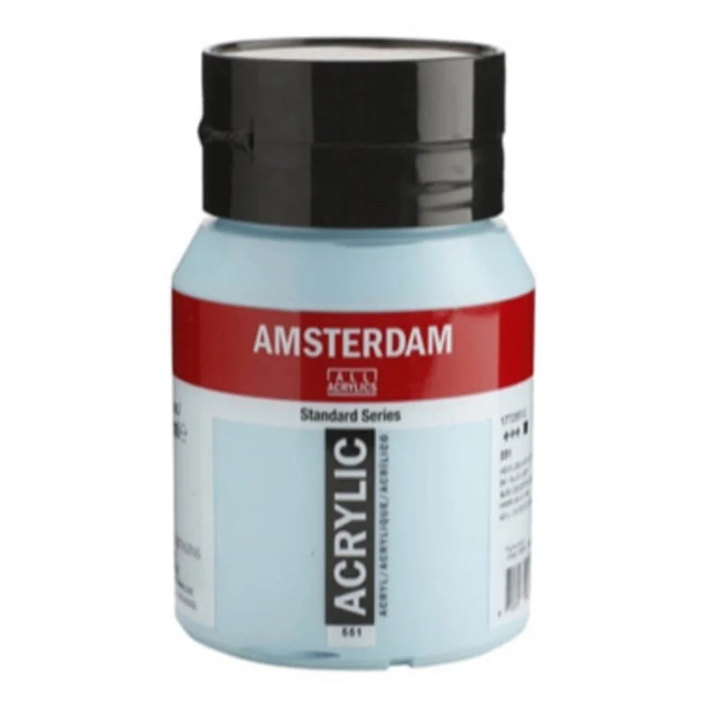 Amsterdam Standard Acrylic Paint Jar 500ml Sky Blue Light