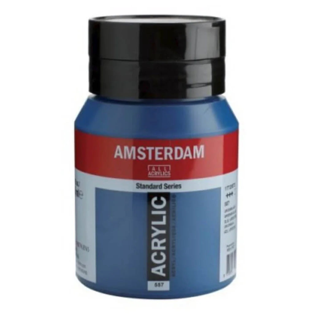 Amsterdam Standard Acrylic Paint Jar 500ml Greenish Blue