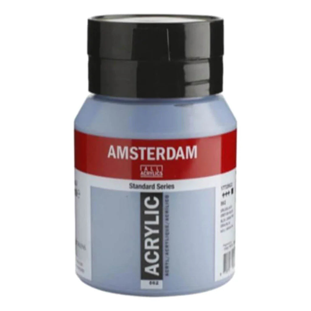 Amsterdam Standard Acrylic Paint Jar 500ml Grey Blue