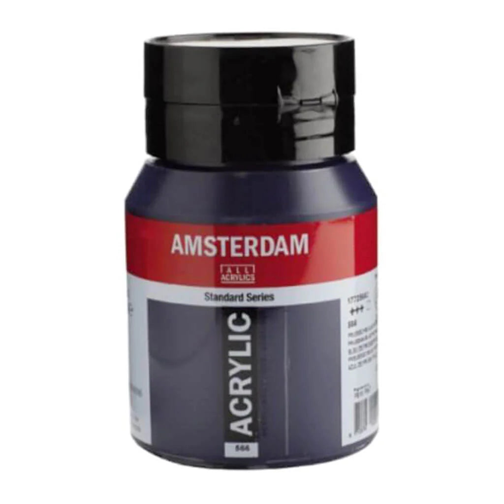 Amsterdam Standard Acrylic Paint Jar 500ml Prussian Blue Phthalo