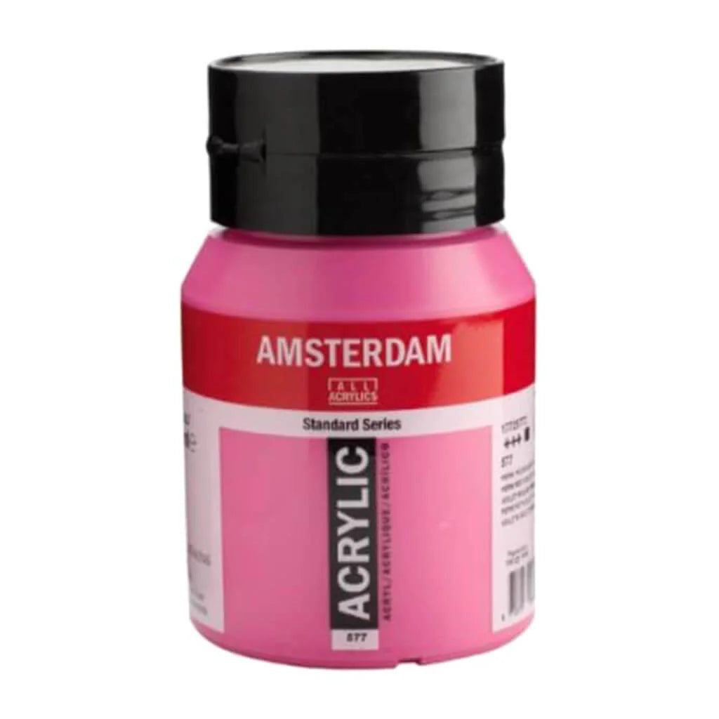 Amsterdam Standard Acrylic Paint Jar 500ml Permanent Red Violet Light