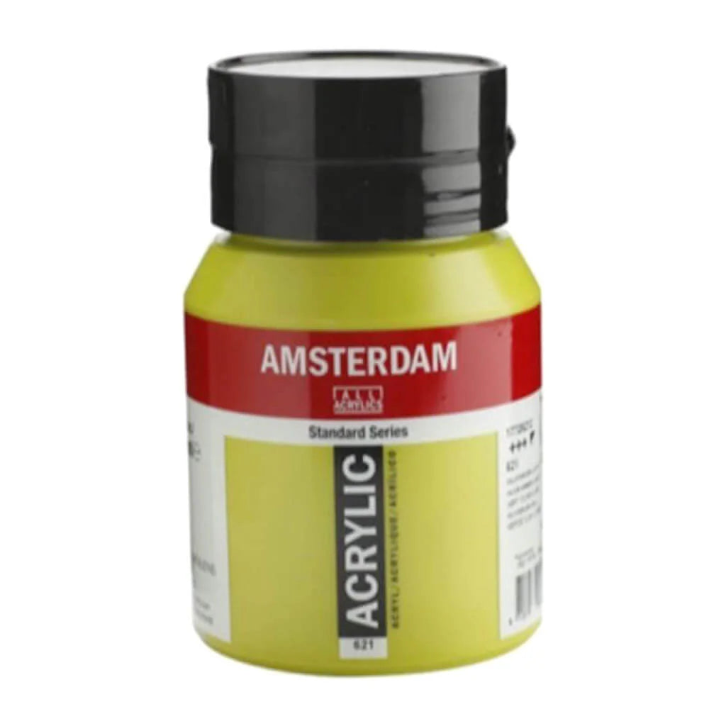 Amsterdam Standard Acrylic Paint Jar 500ml Olive Green Light