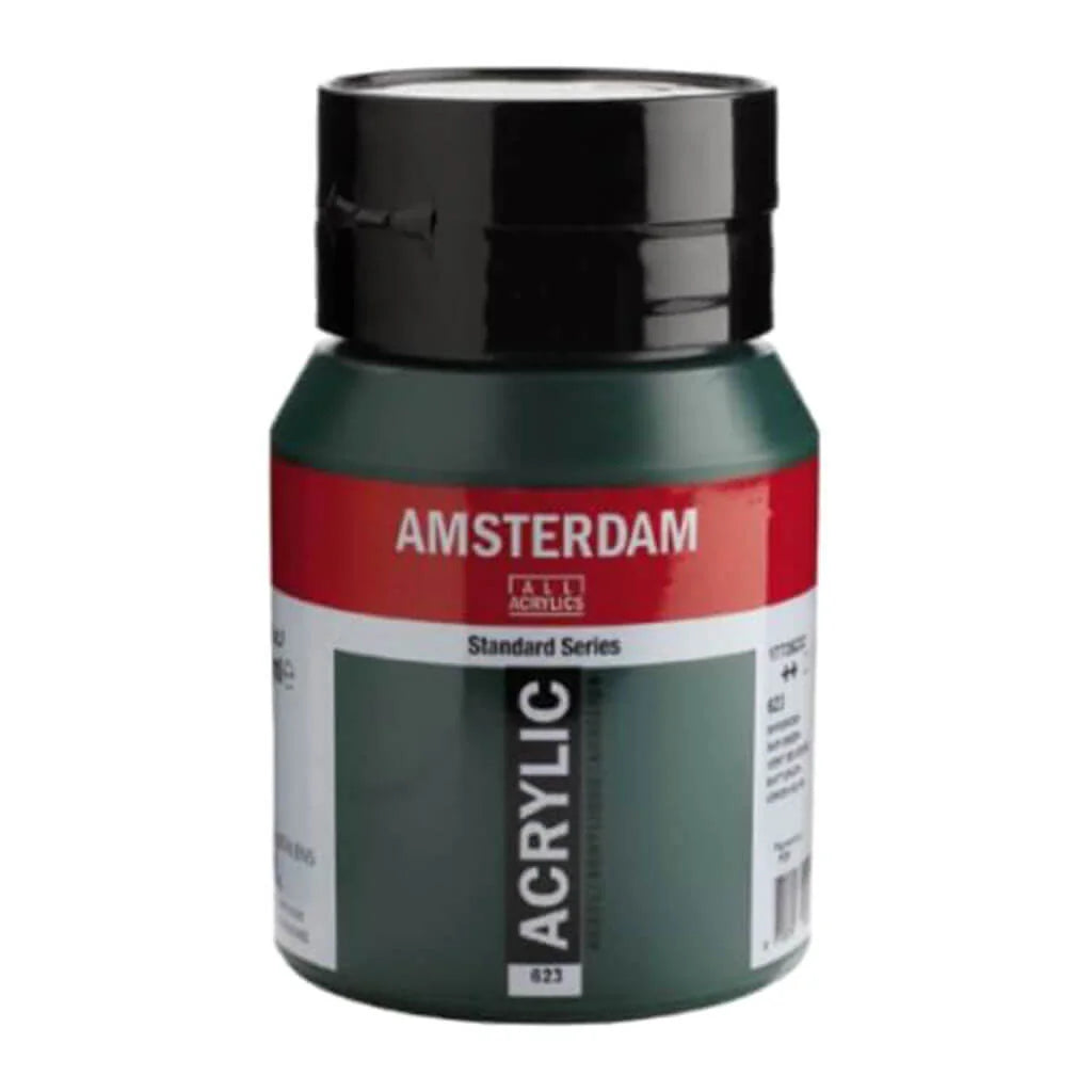 Amsterdam Standard Acrylic Paint Jar 500ml Sap Green