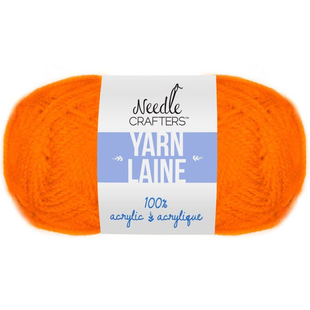 Needle Crafters 50g Soft'n'Fluffy Yarn Pumpkin Orange