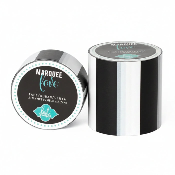 Heidi Swapp Marquee Love Black Stripe Washi Tape 2in x 9ft