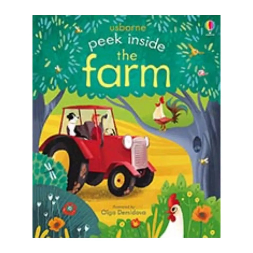 Usborne Peek Inside the Farm Books