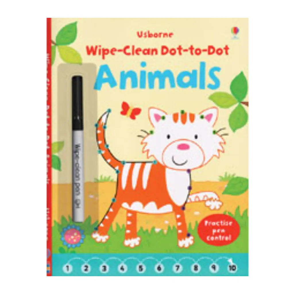 Wipe-Clean Dot-to-Dot Animals Books