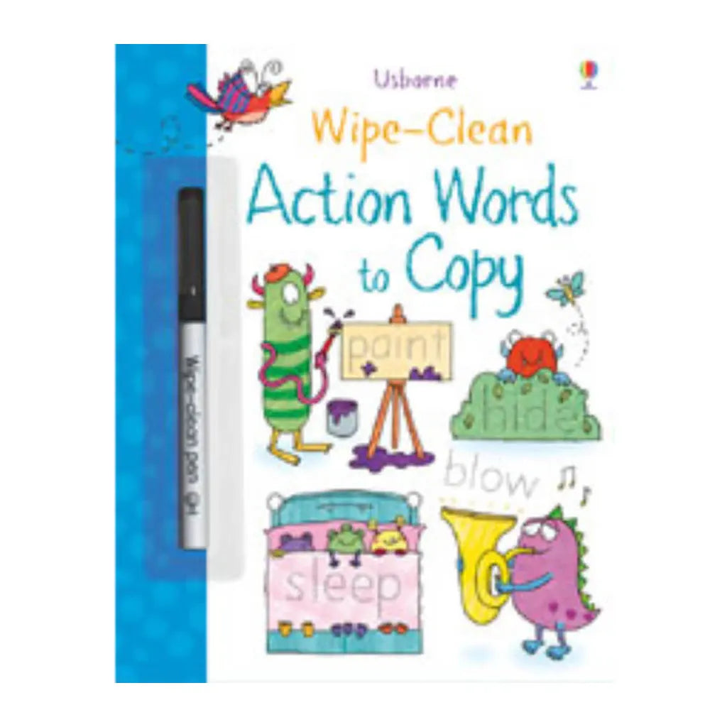 Wipe-Clean Action Words to Copy