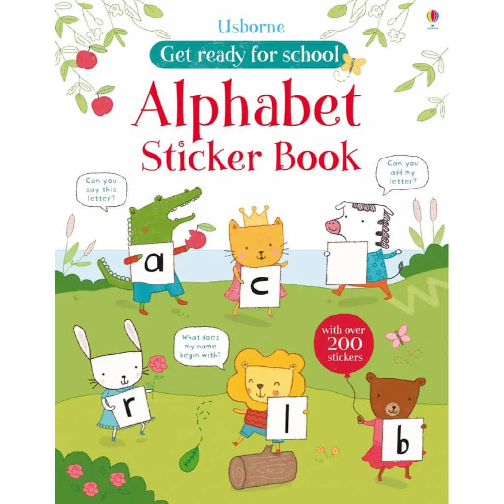 Get Ready For School Alphabet Sticker Book