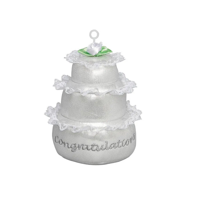 Plush Balloon Weight, Wedding Cake