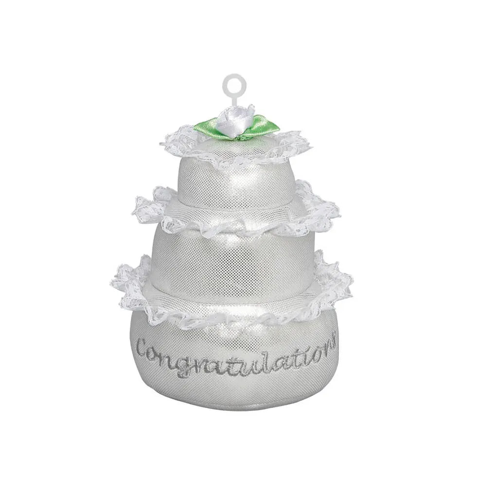 Plush Balloon Weight, Wedding Cake
