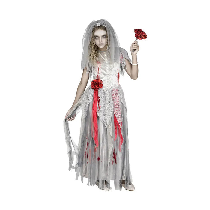 Zombie Bride Child Costume