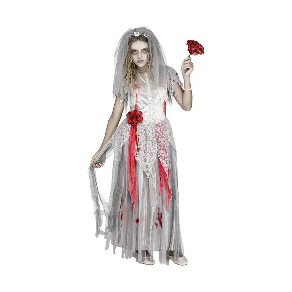 Zombie Bride Child Costume