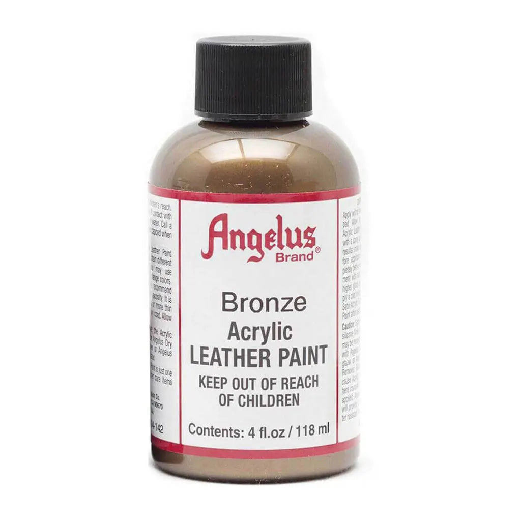 Angelus Acrylic Leather Paint 4oz Bronze