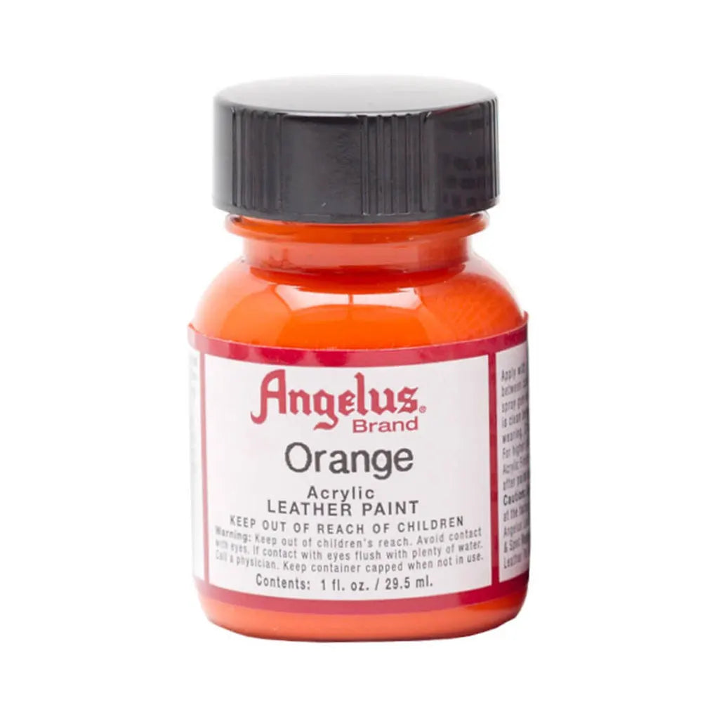 Angelus Acrylic Leather Paint 1oz Orange