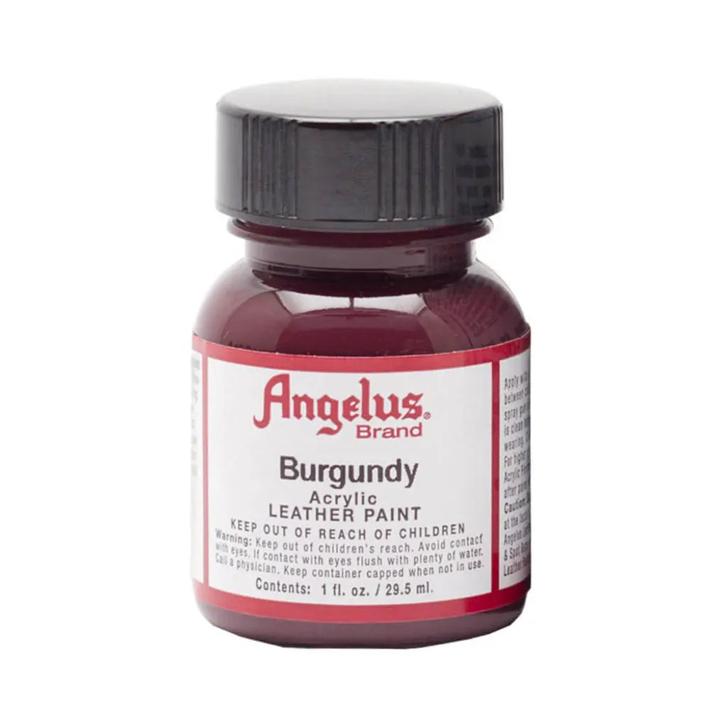 Angelus Acrylic Leather Paint 1oz Burgundy