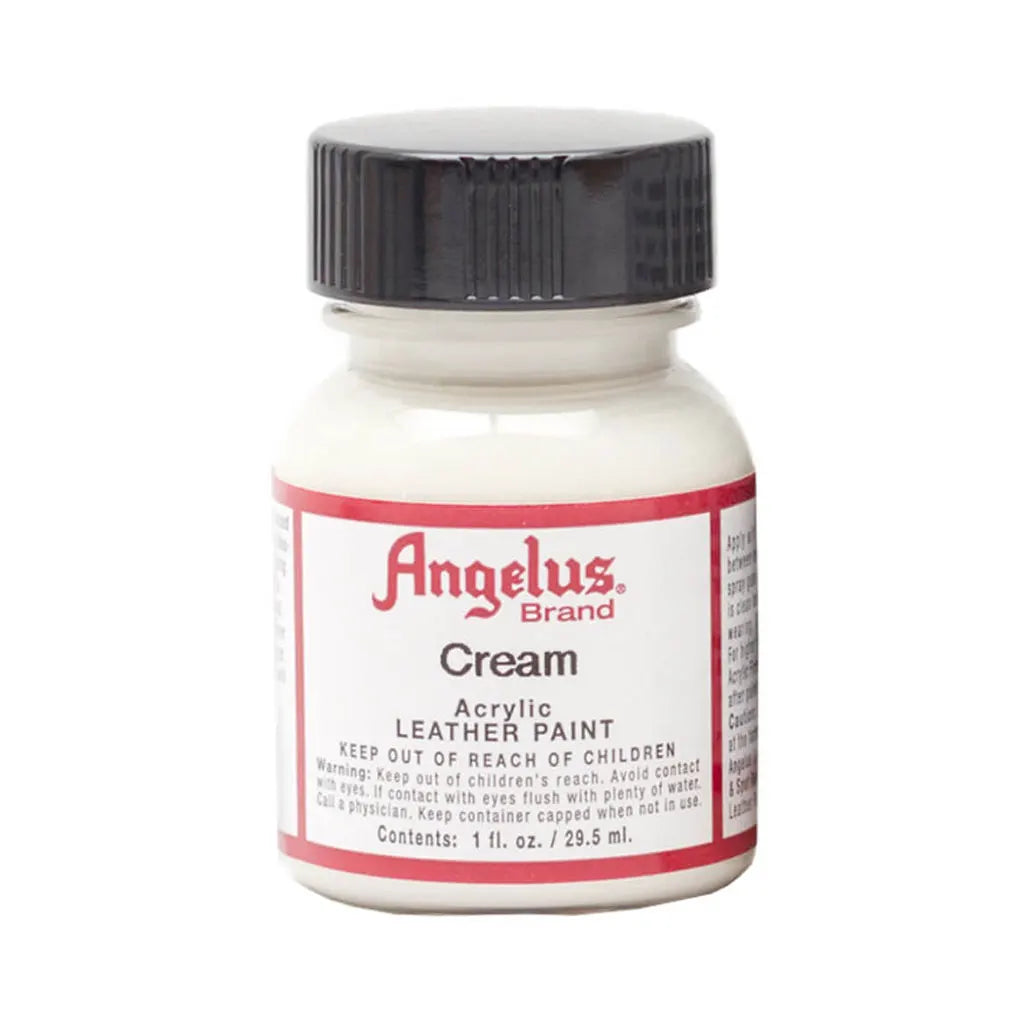 Angelus Acrylic Leather Paint 1oz Cream
