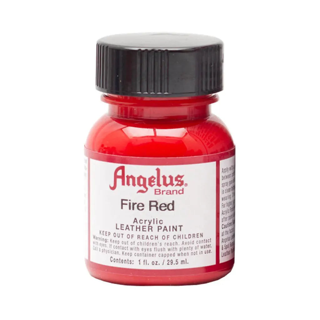 Angelus Acrylic Leather Paint 1oz Fire Red