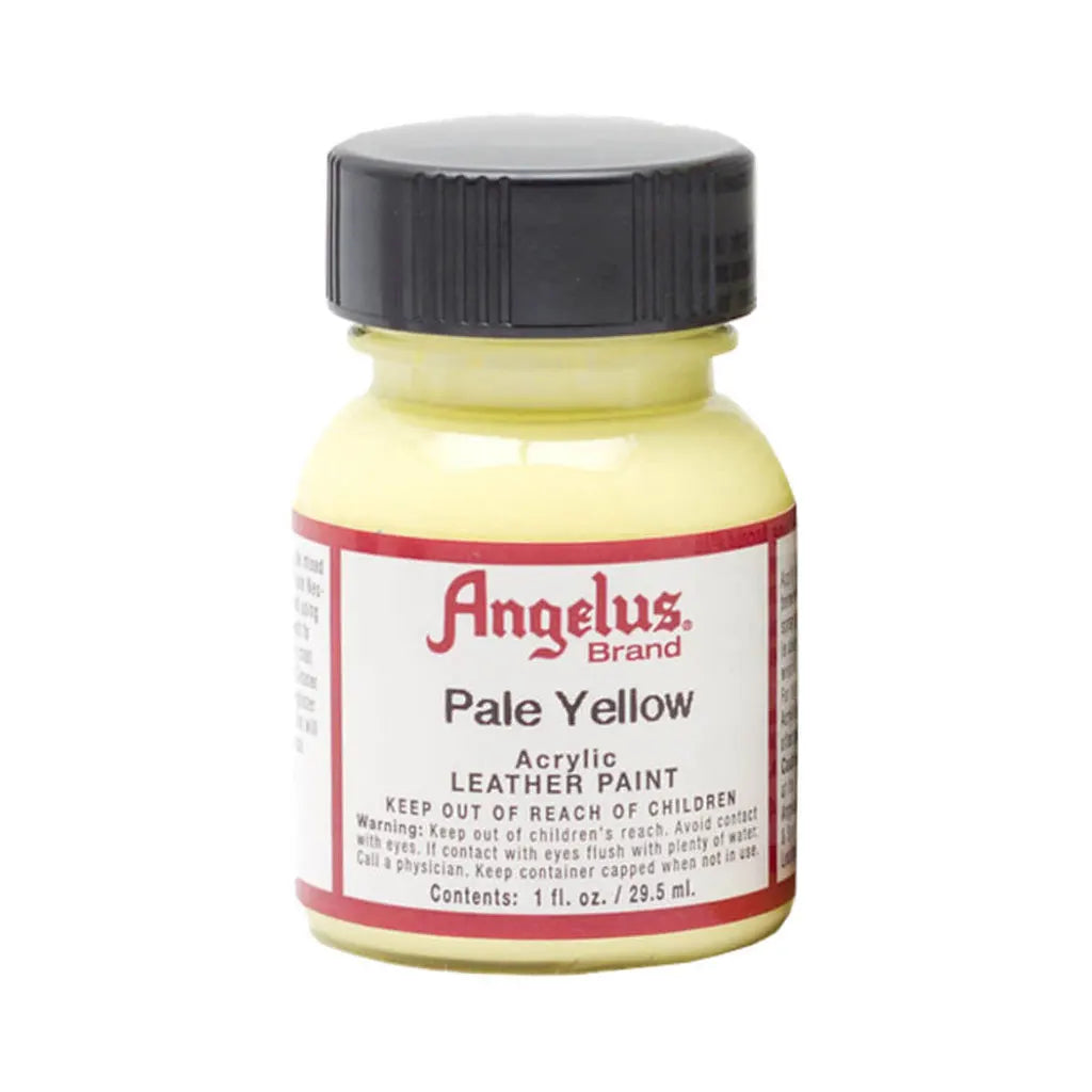 Angelus Acrylic Leather Paint 1oz Pale Yellow