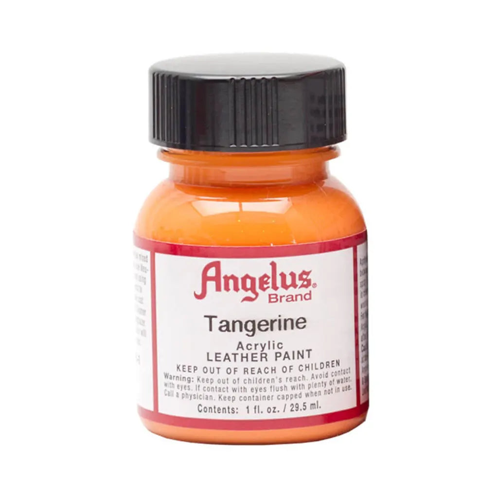 Angelus Acrylic Leather Paint 1oz Tangerine