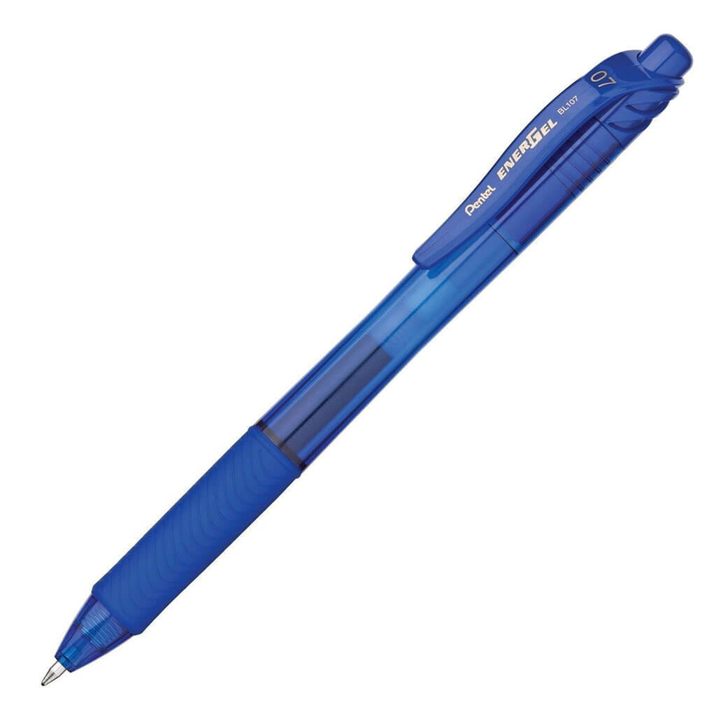 EnerGel-X Retractable Medium Liquid Gel Pen 0.7mm, Blue