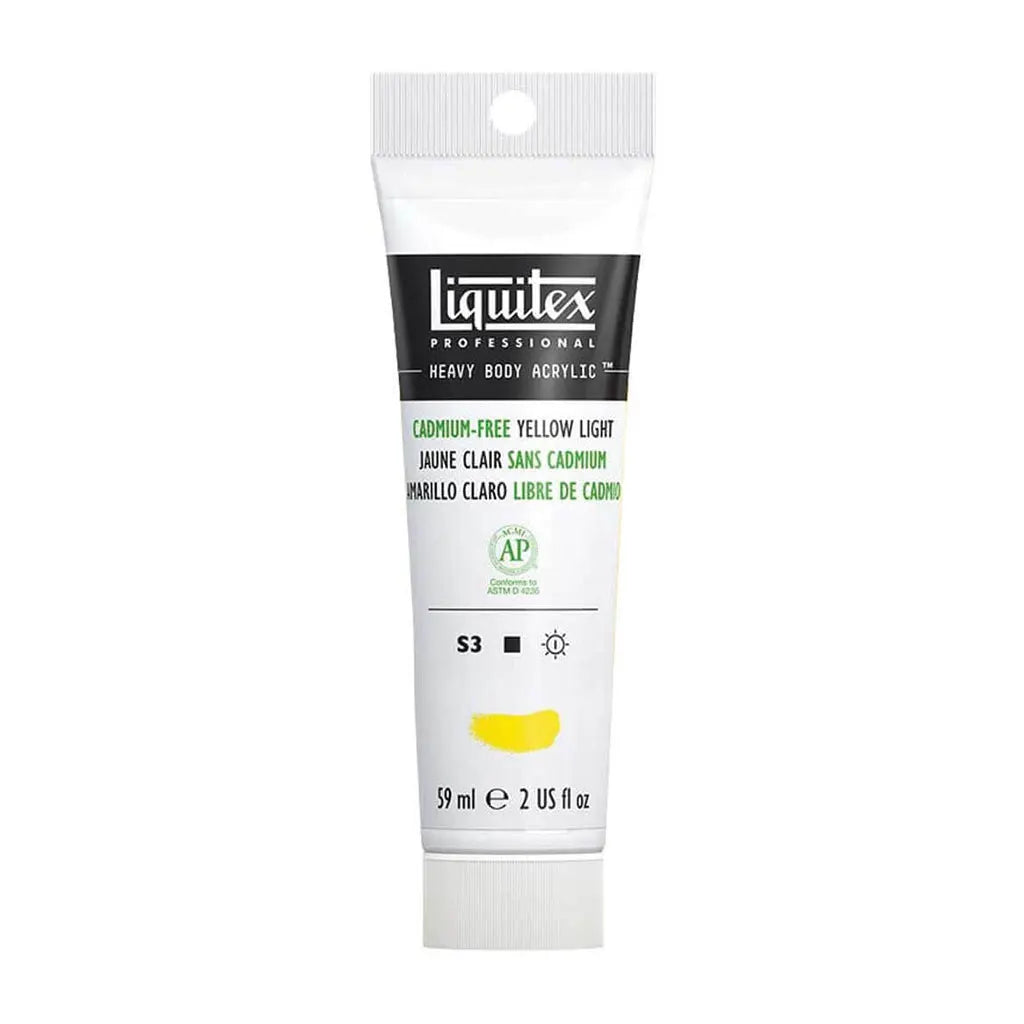 Liquitex Professional Heavy Body Acrylic 59ml (2oz) Cadmium Free Yellow Light S3