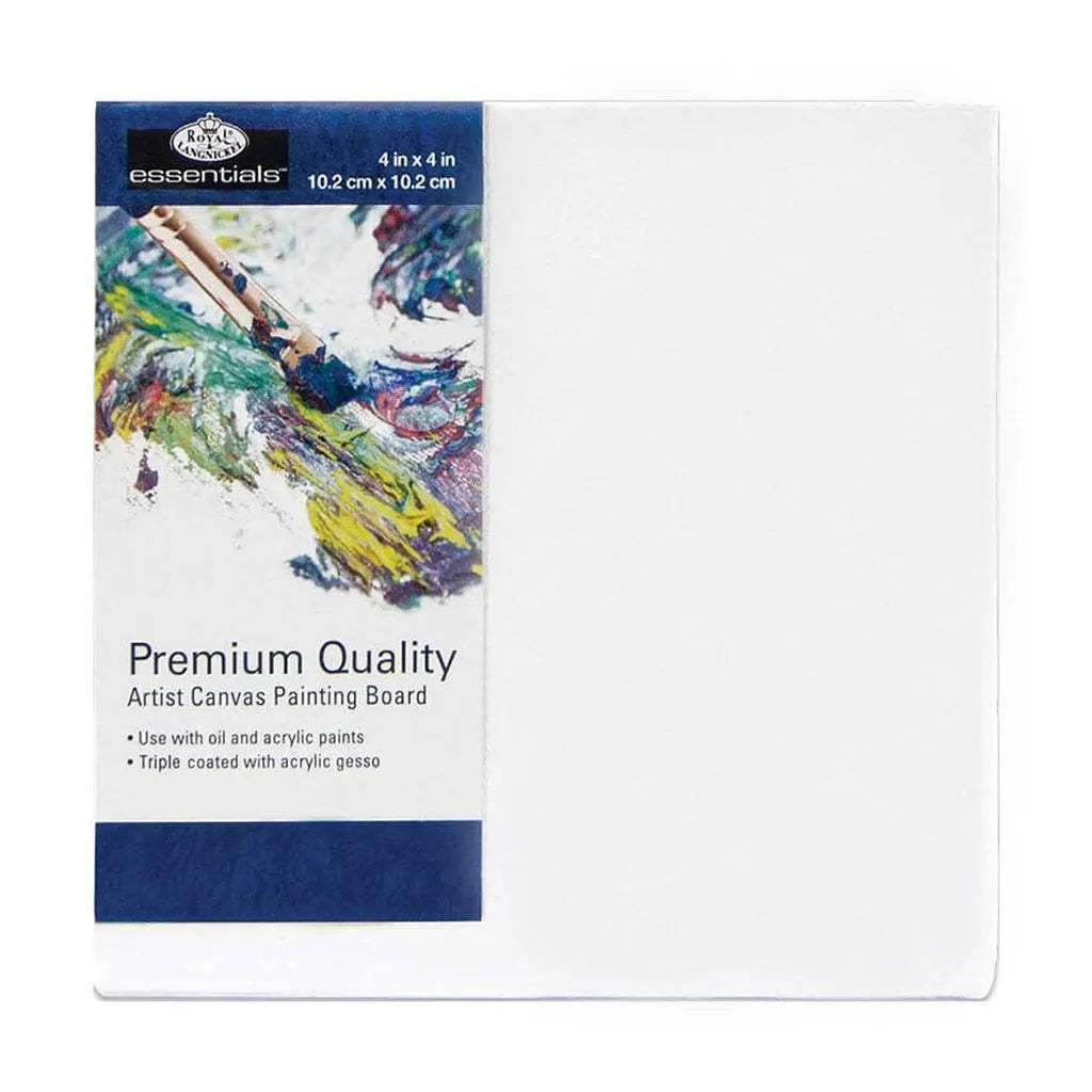 Royal & Langnickel Essentials Artist Canvas Painting Board4in x 4in