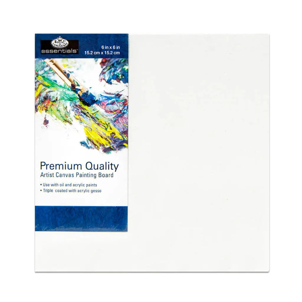 Royal & Langnickel Essentials Artist Canvas Painting Board6in x 6in