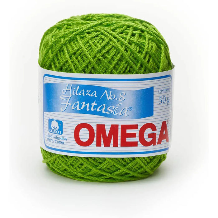 Fantasia Yarn Omega 50g, Bright Green