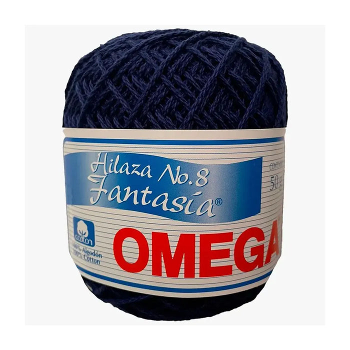 Fantasia Yarn Omega 50g, Dark Blue