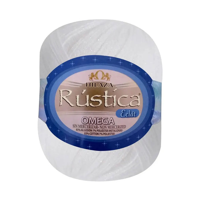 Rustica Eclat Yarn Omega Iridisenre Blanco