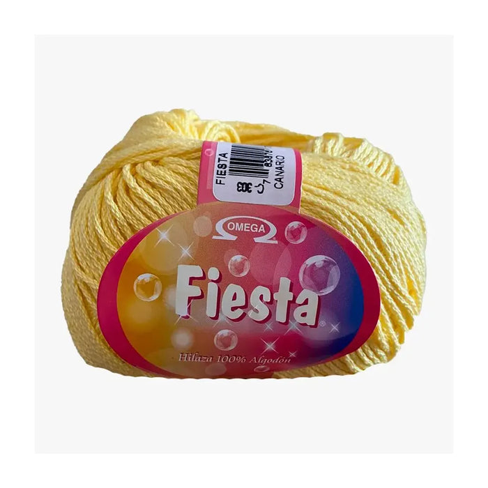 Fiesta Yarn Omega Cotton 100g, Canario