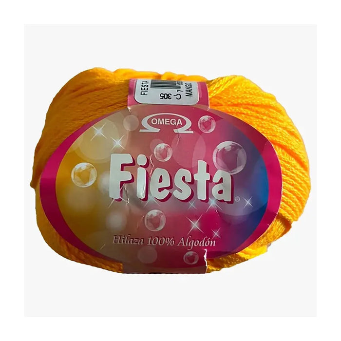 Fiesta Yarn Omega Cotton 100g, Mango
