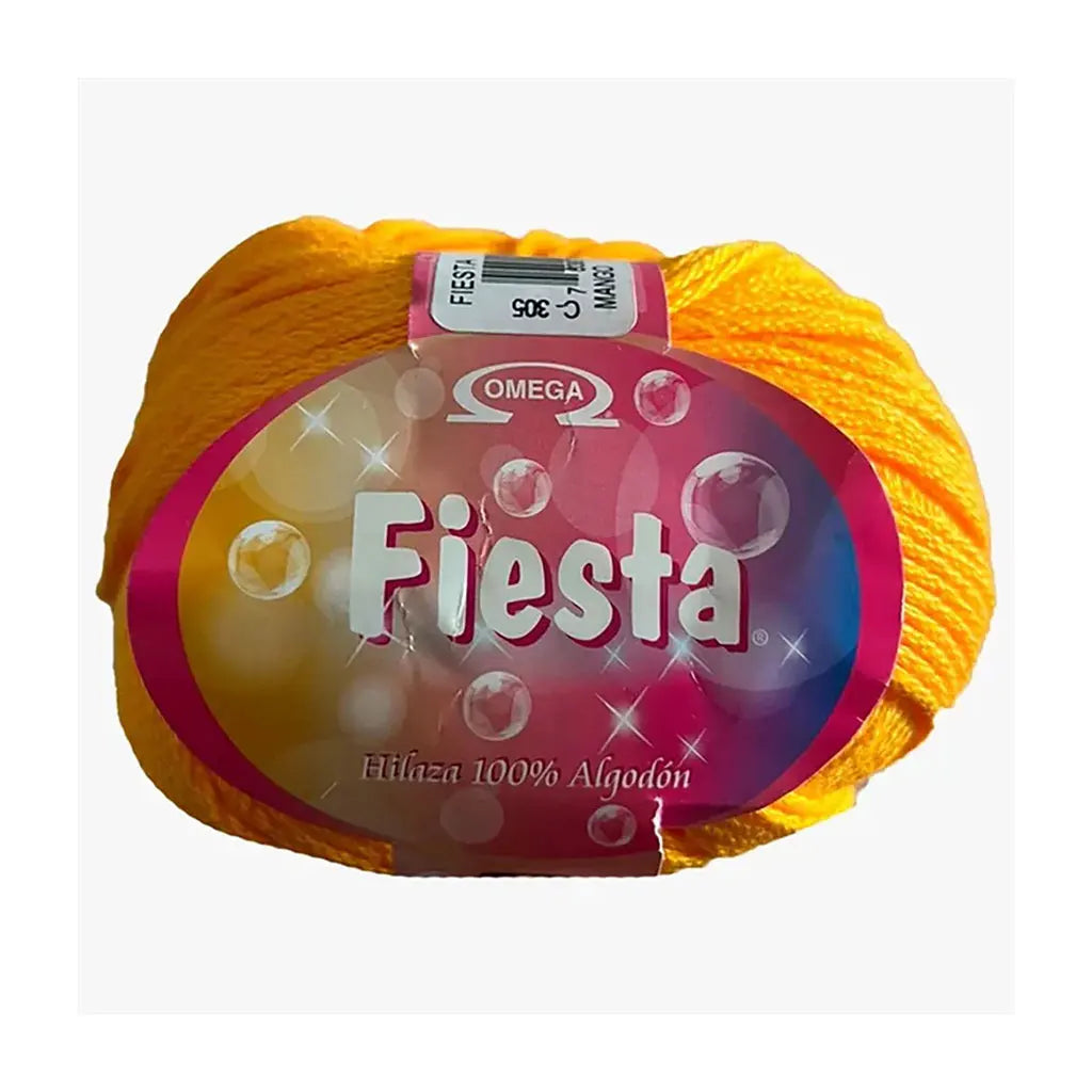Fiesta Yarn Omega Cotton 100g, Mango